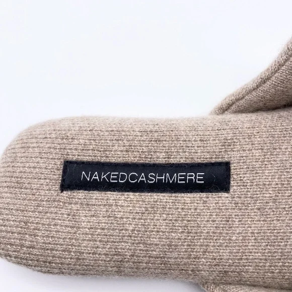 NakedCashmere Love Mule Slipper In Oat Large 9/10 NWT